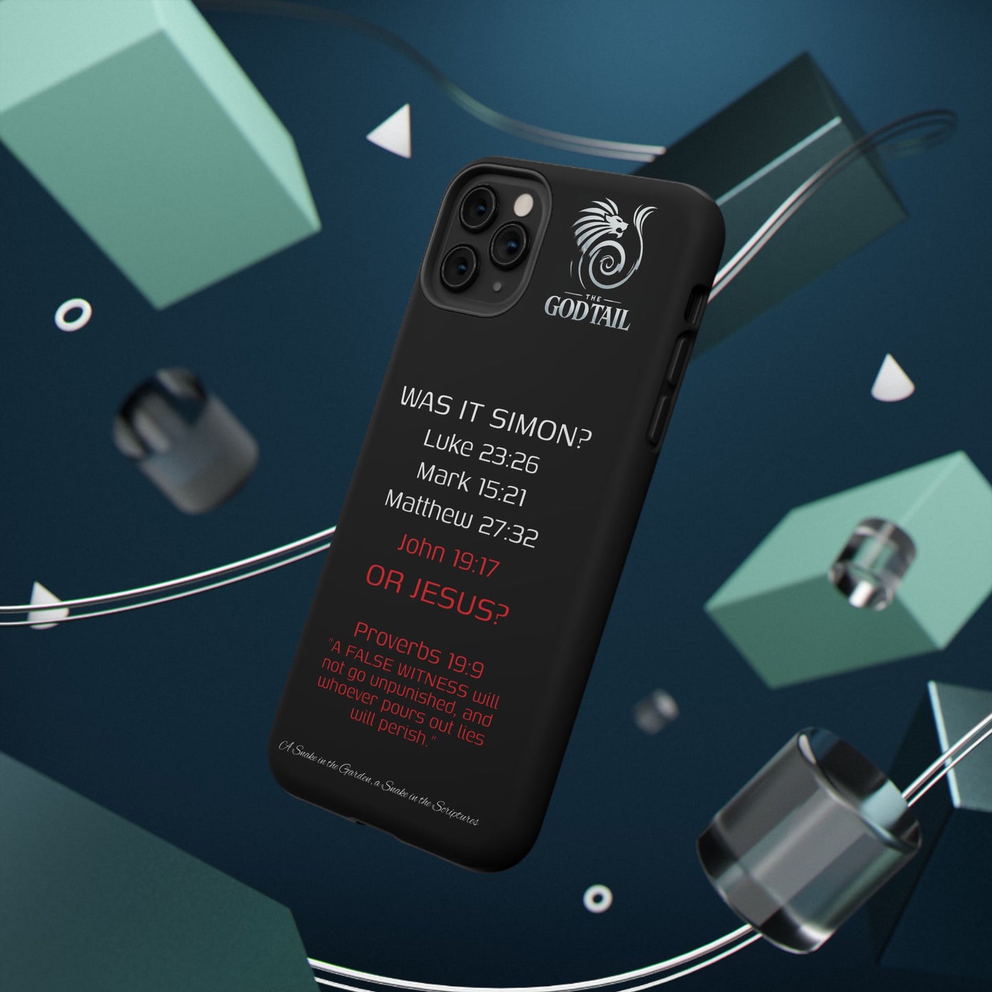 Who Carried the Cross Inconsistency - (iPhone & Samsung Galaxy) Phone Case