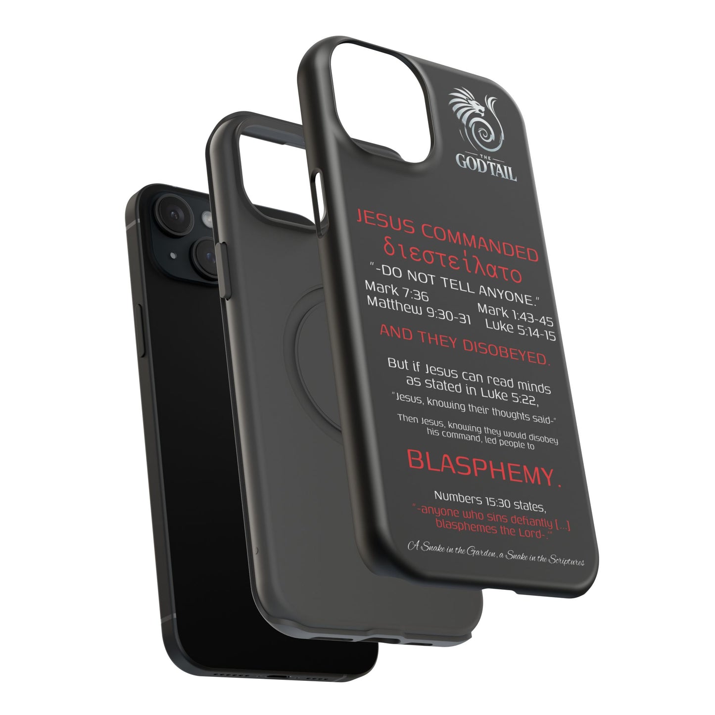 Jesus Leading to Sin Inconsistency - (iPhone & Samsung Galaxy) Phone Case