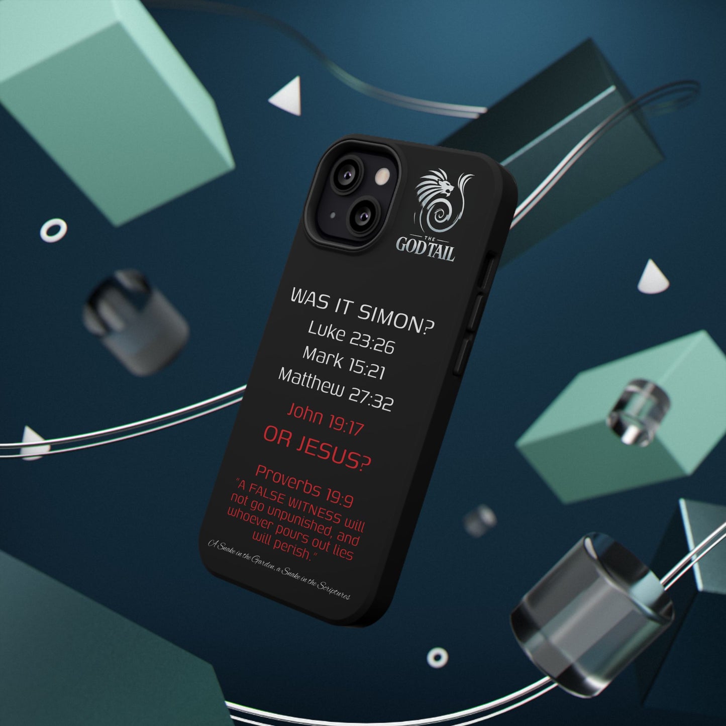 Who Carried the Cross Inconsistency - (iPhone & Samsung Galaxy) Phone Case