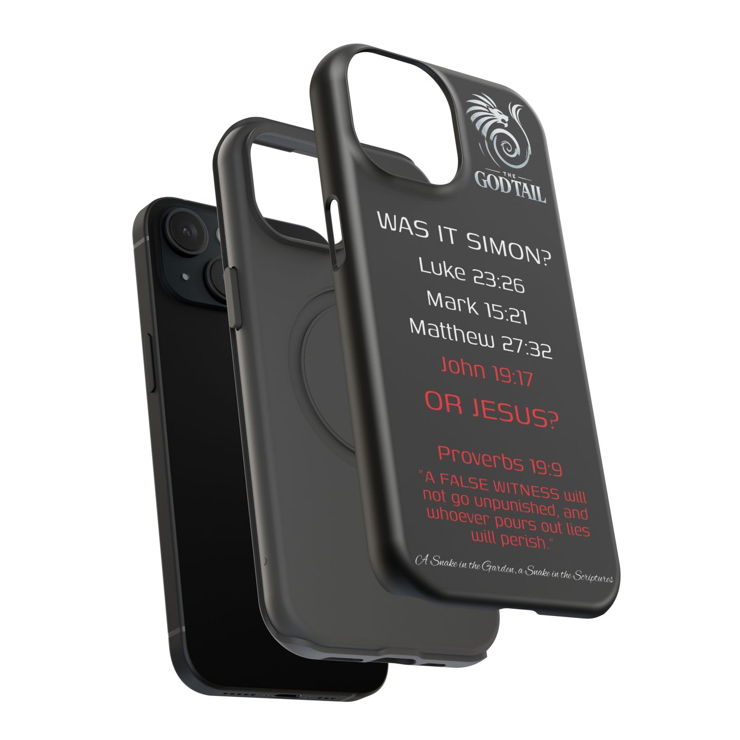 Who Carried the Cross Inconsistency - (iPhone & Samsung Galaxy) Phone Case