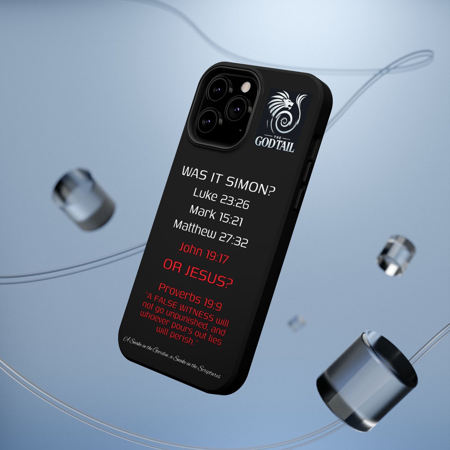 Who Carried the Cross Inconsistency - (iPhone & Samsung Galaxy) Phone Case
