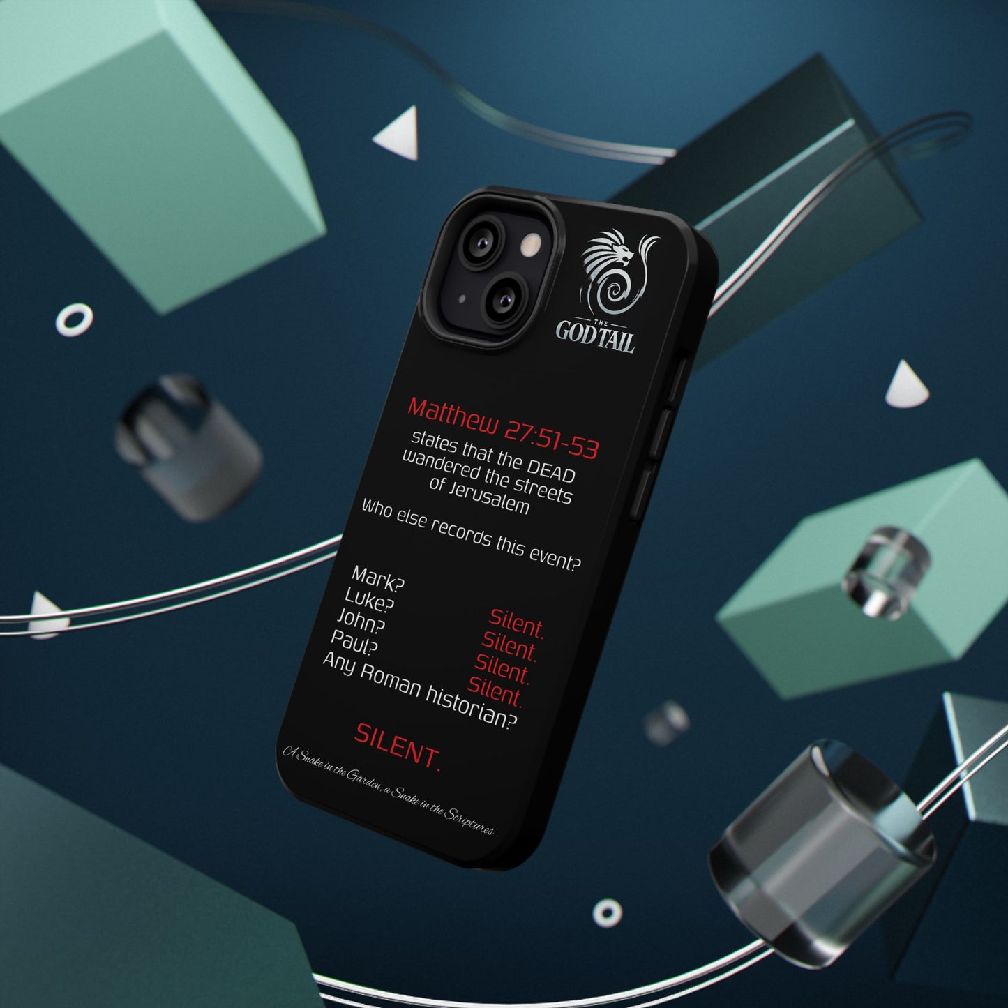 Dead Wandering the Streets Inconsistency - (iPhone & Samsung Galaxy) Religious Phone Case