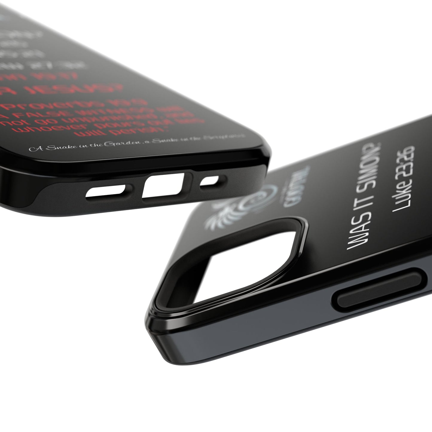 Who Carried the Cross Inconsistency - (iPhone & Samsung Galaxy) Phone Case