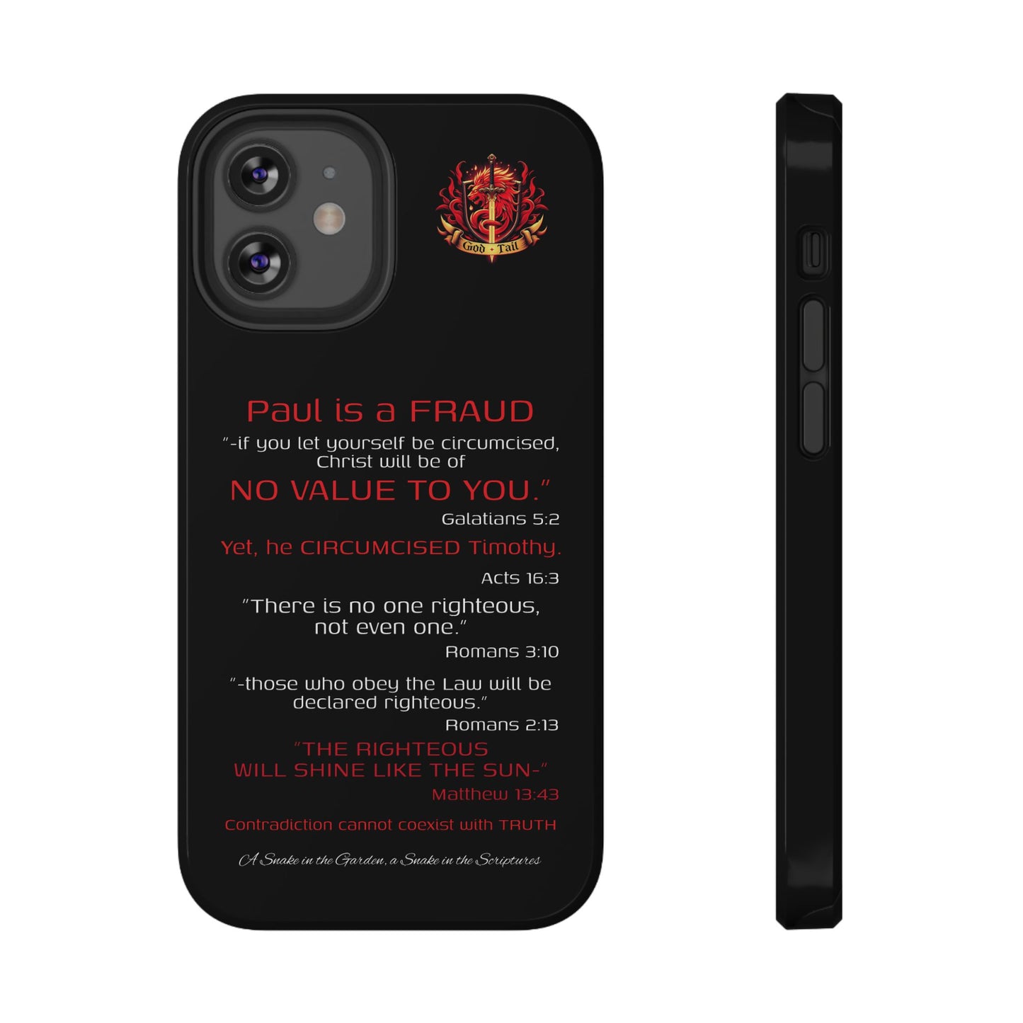 Paul's Inconsistent Philosophy - (iPhone & Samsung Galaxy) Phone Case