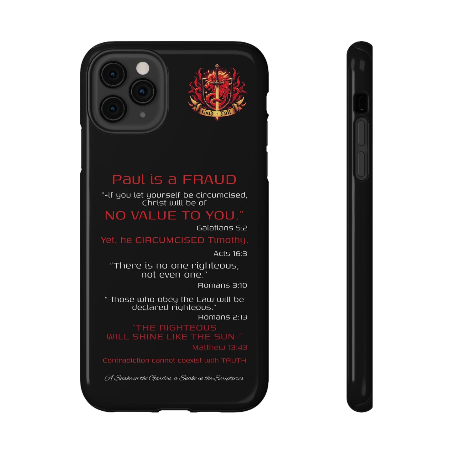 Paul's Inconsistent Philosophy - (iPhone & Samsung Galaxy) Phone Case