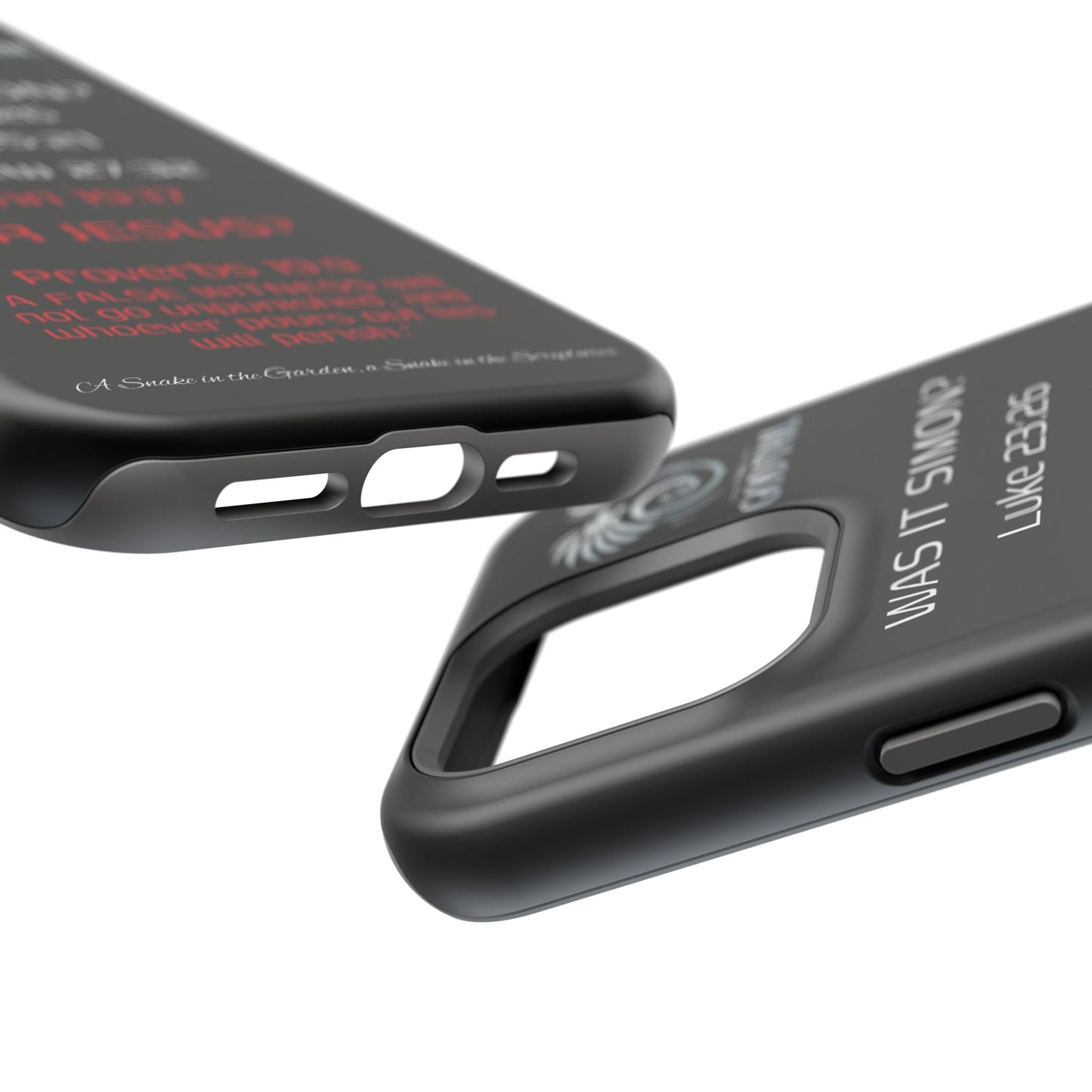 Who Carried the Cross Inconsistency - (iPhone & Samsung Galaxy) Phone Case