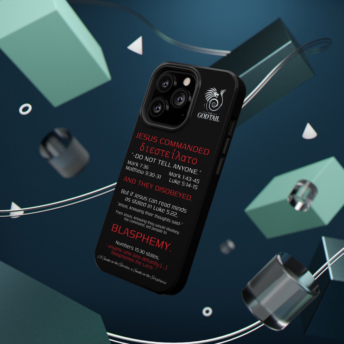 Jesus Leading to Sin Inconsistency - (iPhone & Samsung Galaxy) Phone Case