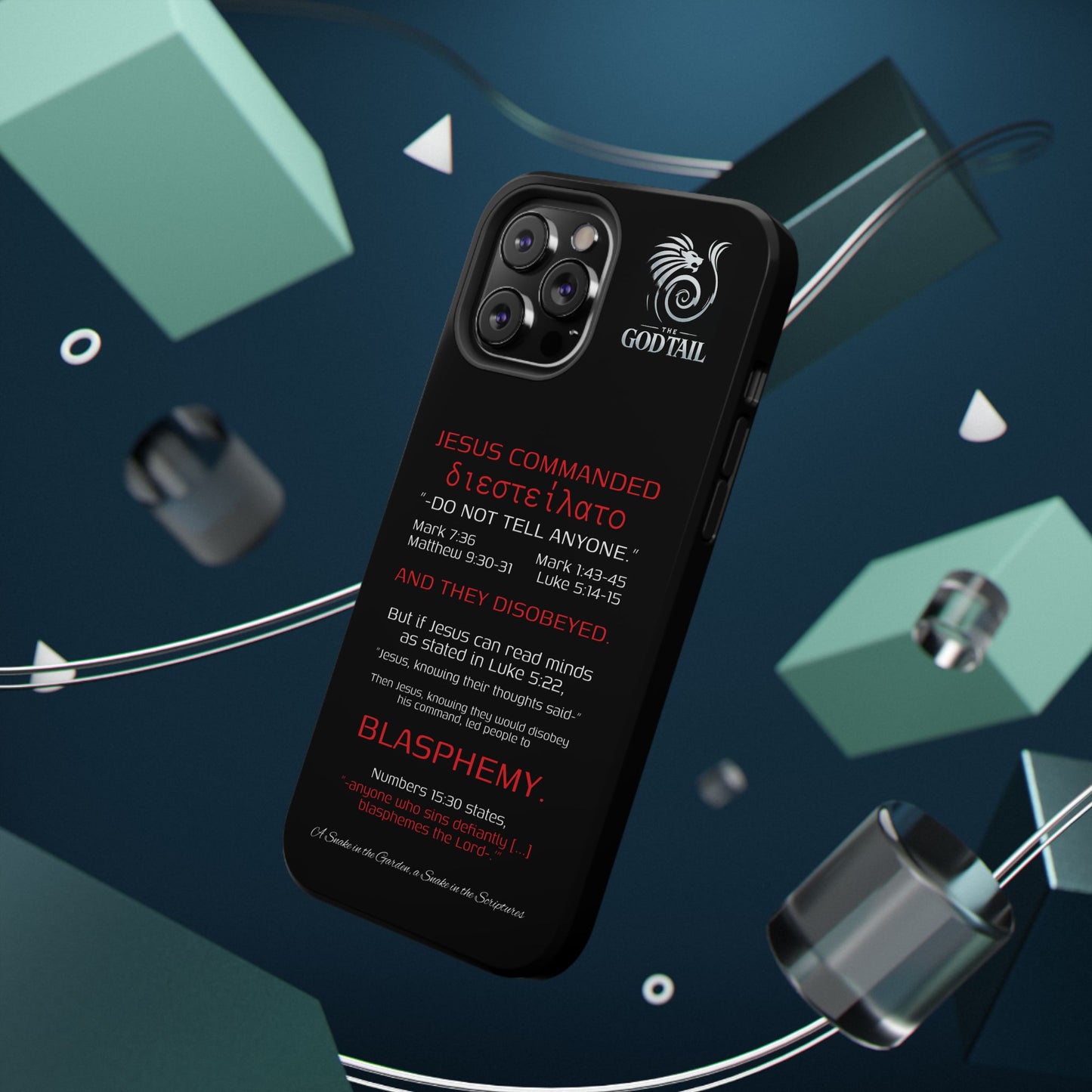Jesus Leading to Sin Inconsistency - (iPhone & Samsung Galaxy) Phone Case