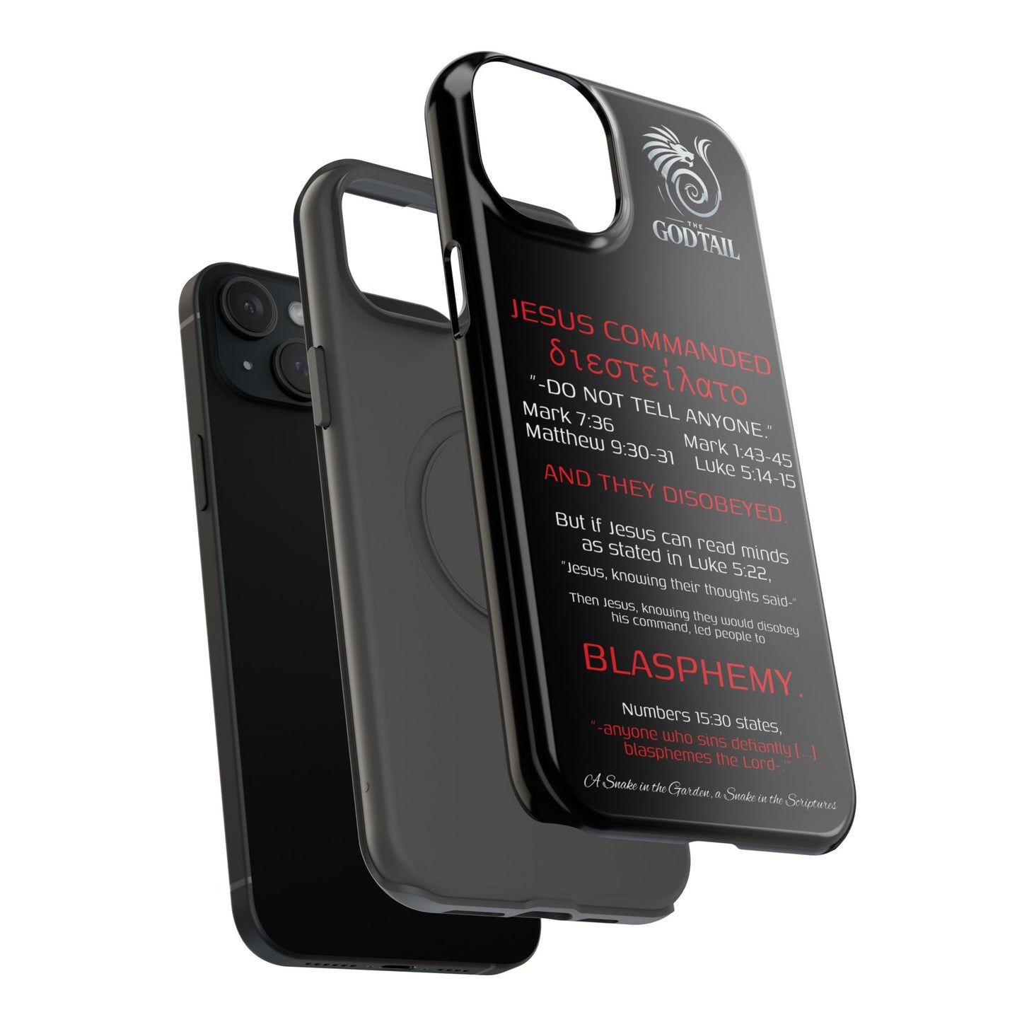 Jesus Leading to Sin Inconsistency - (iPhone & Samsung Galaxy) Phone Case
