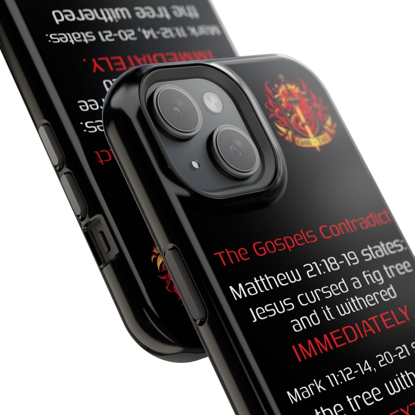 Fig Tree Inconsistency (iPhone & Samsung Galaxy) Religious iPhone Case