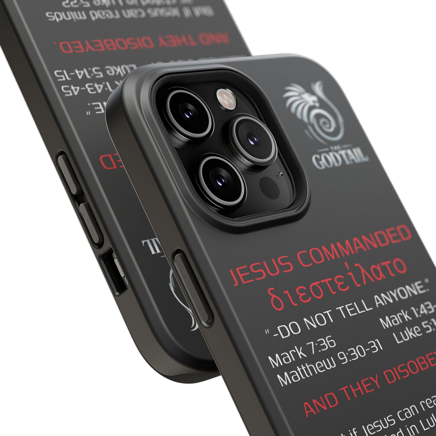Jesus Leading to Sin Inconsistency - (iPhone & Samsung Galaxy) Phone Case