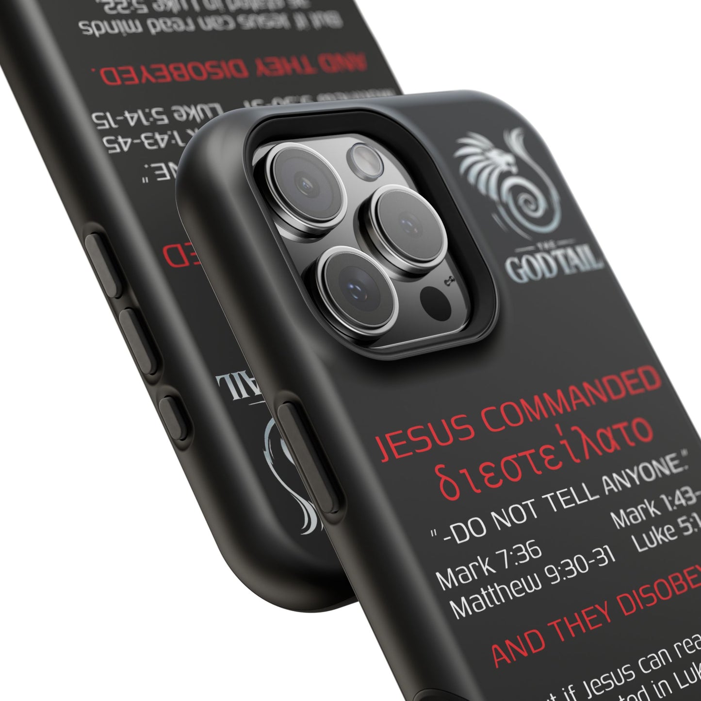 Jesus Leading to Sin Inconsistency - (iPhone & Samsung Galaxy) Phone Case
