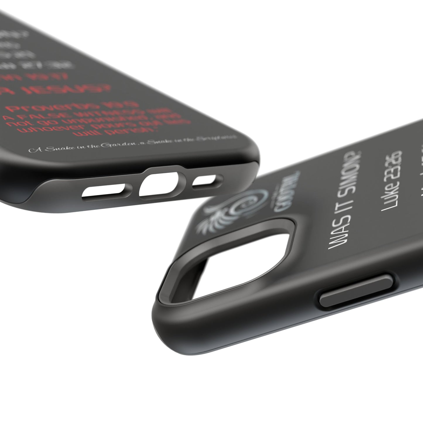 Who Carried the Cross Inconsistency - (iPhone & Samsung Galaxy) Phone Case