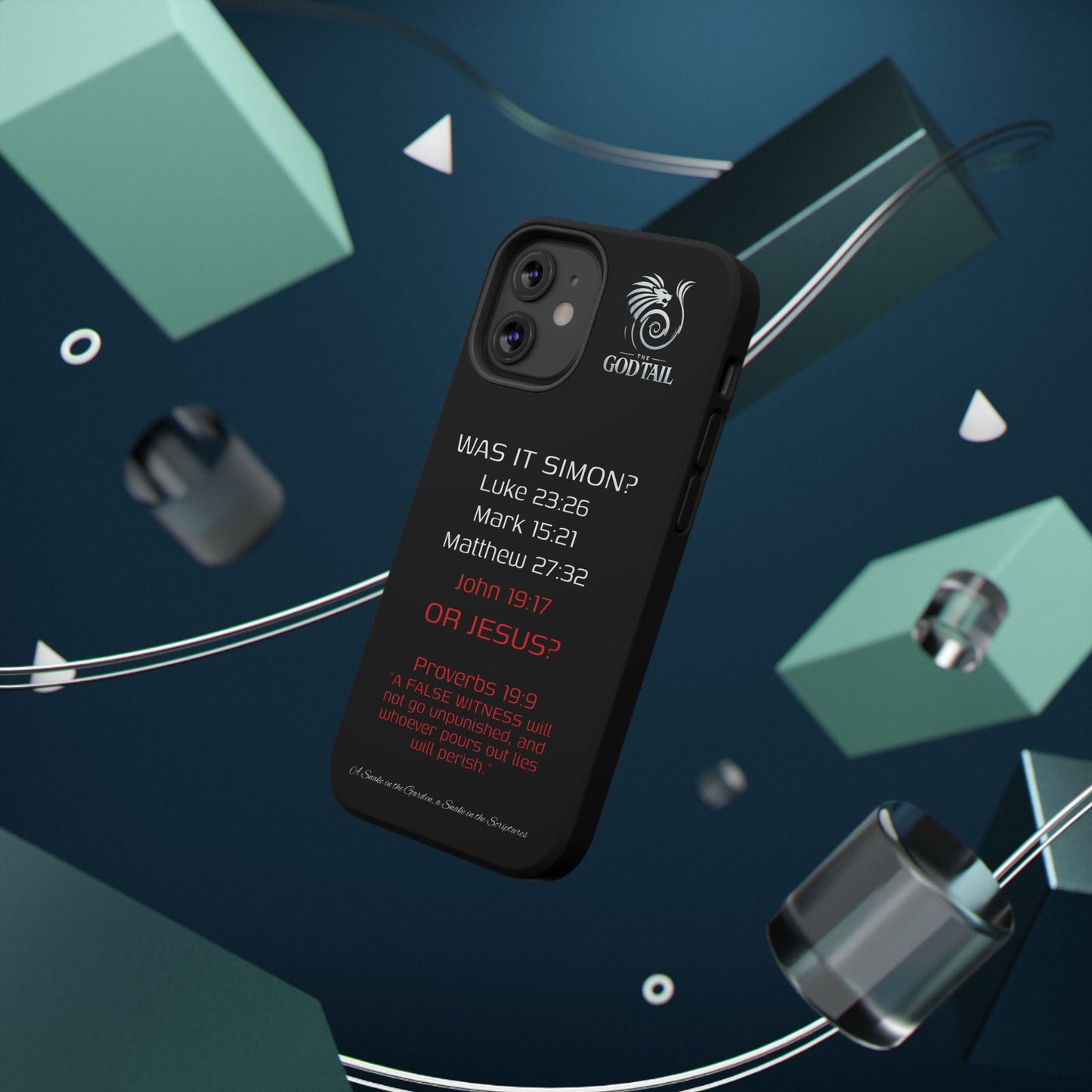 Who Carried the Cross Inconsistency - (iPhone & Samsung Galaxy) Phone Case