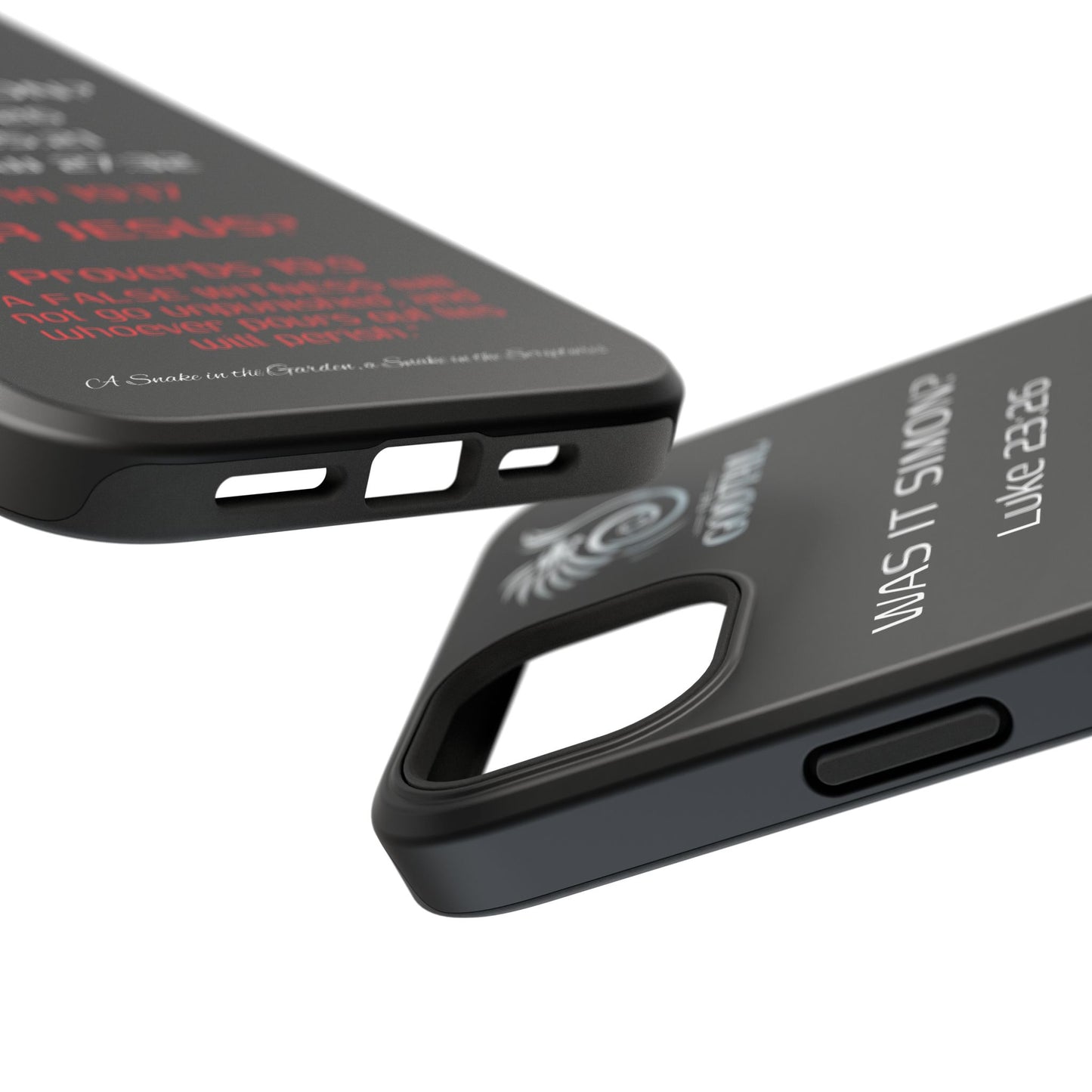 Who Carried the Cross Inconsistency - (iPhone & Samsung Galaxy) Phone Case