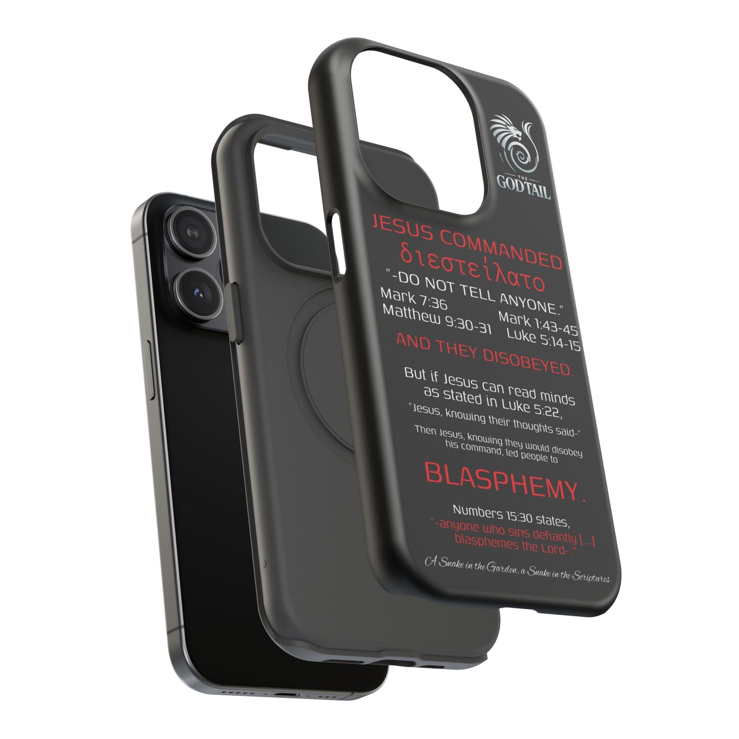 Jesus Leading to Sin Inconsistency - (iPhone & Samsung Galaxy) Phone Case