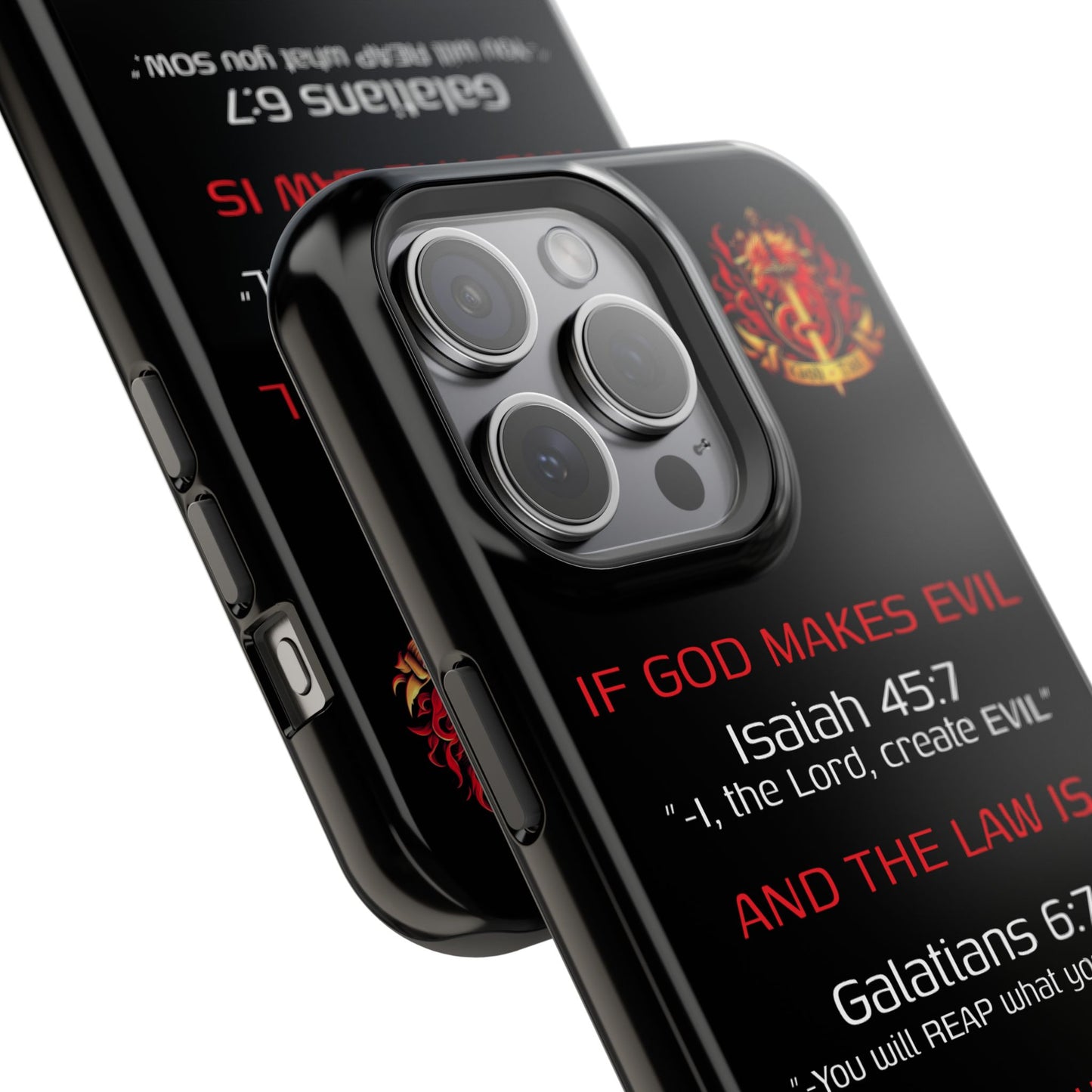 Inconsistency of God Creating Evil - (iPhone and Samsung Galaxy) Phone Case