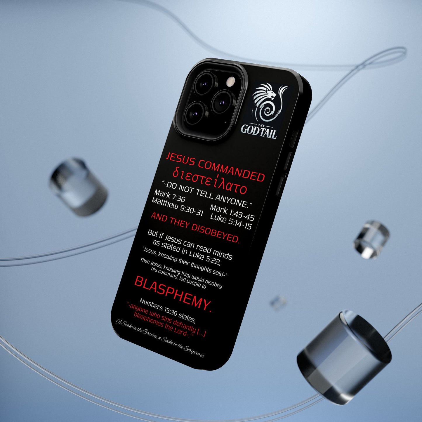 Jesus Leading to Sin Inconsistency - (iPhone & Samsung Galaxy) Phone Case