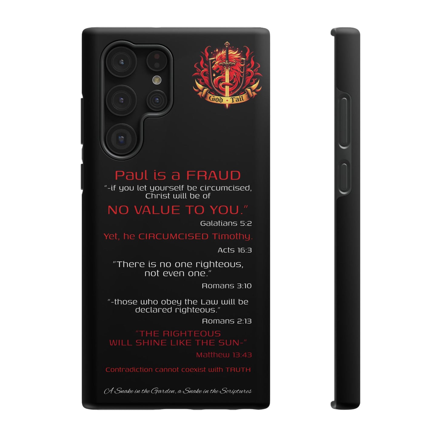 Paul's Inconsistent Philosophy - (iPhone & Samsung Galaxy) Phone Case