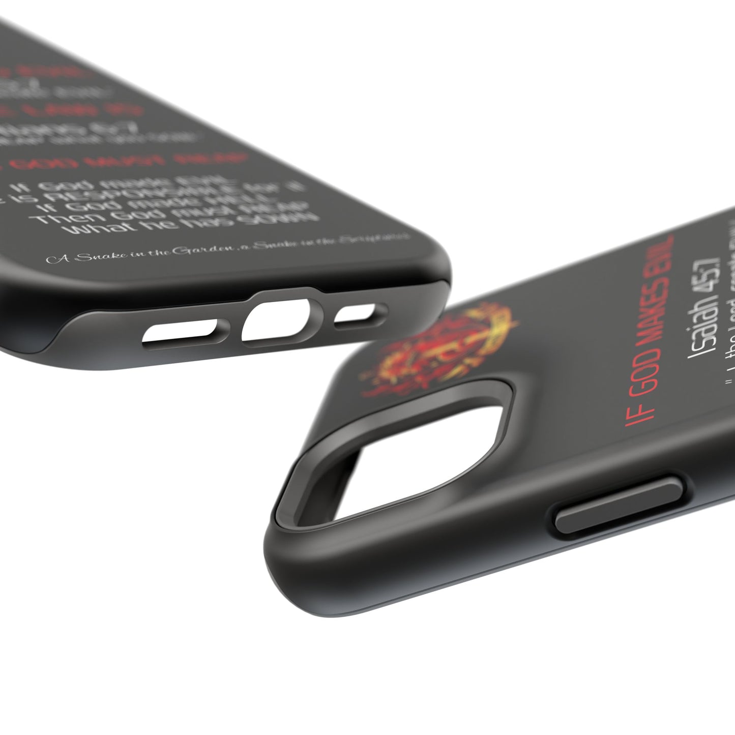 Inconsistency of God Creating Evil - (iPhone and Samsung Galaxy) Phone Case