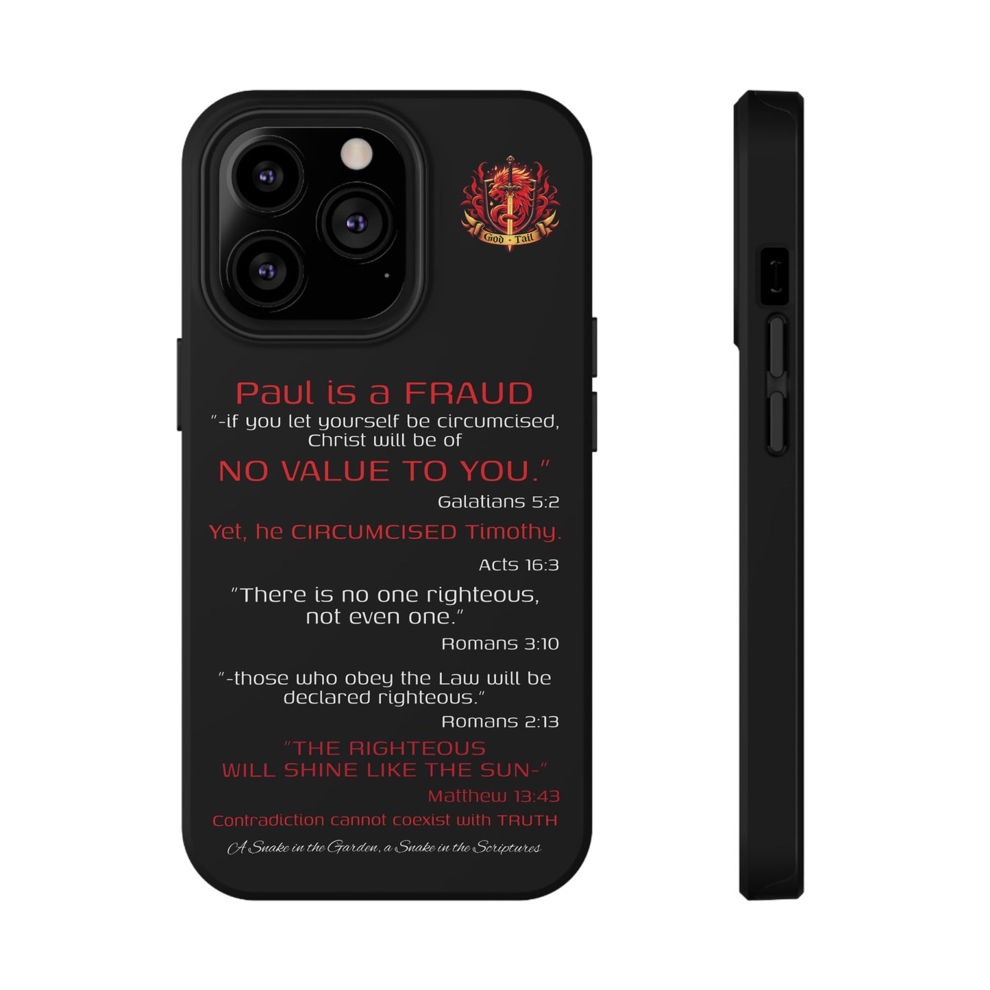 Paul's Inconsistent Philosophy - (iPhone & Samsung Galaxy) Phone Case