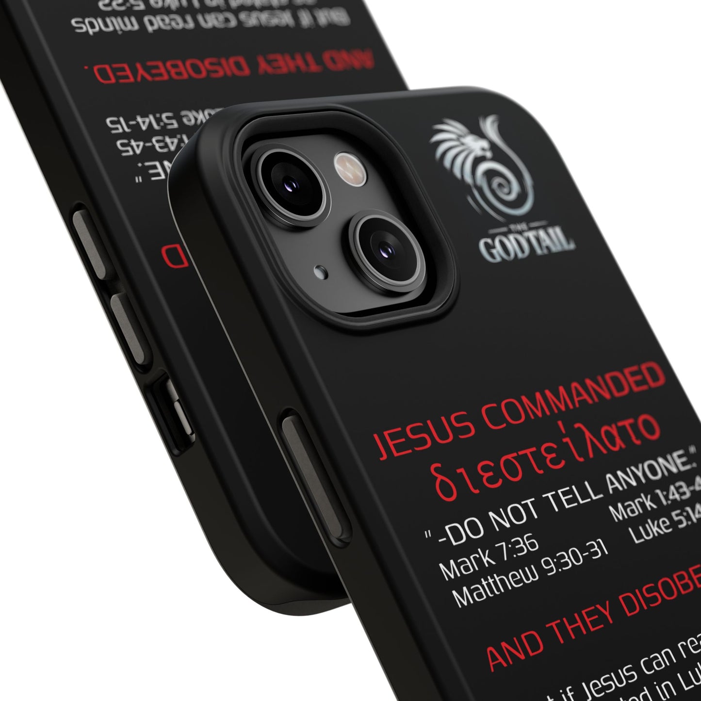 Jesus Leading to Sin Inconsistency - (iPhone & Samsung Galaxy) Phone Case