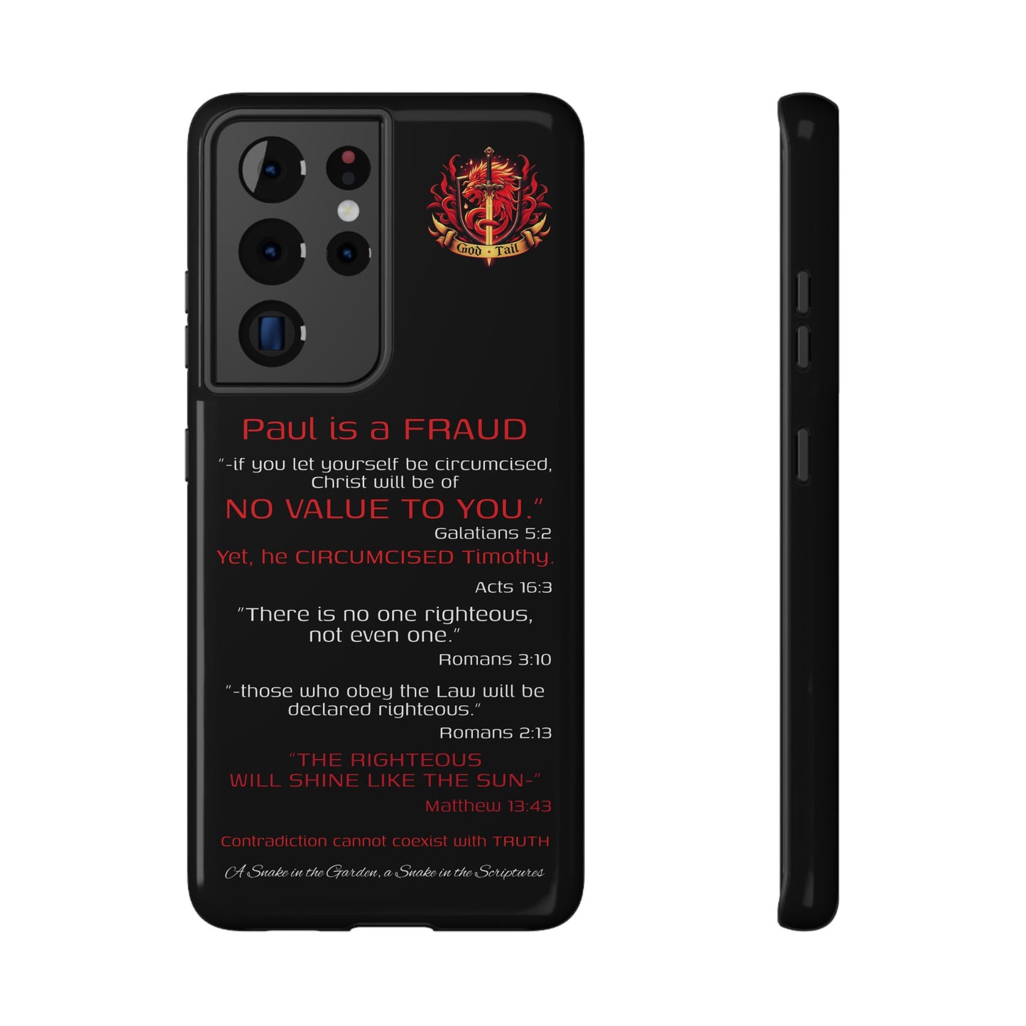 Paul's Inconsistent Philosophy - (iPhone & Samsung Galaxy) Phone Case