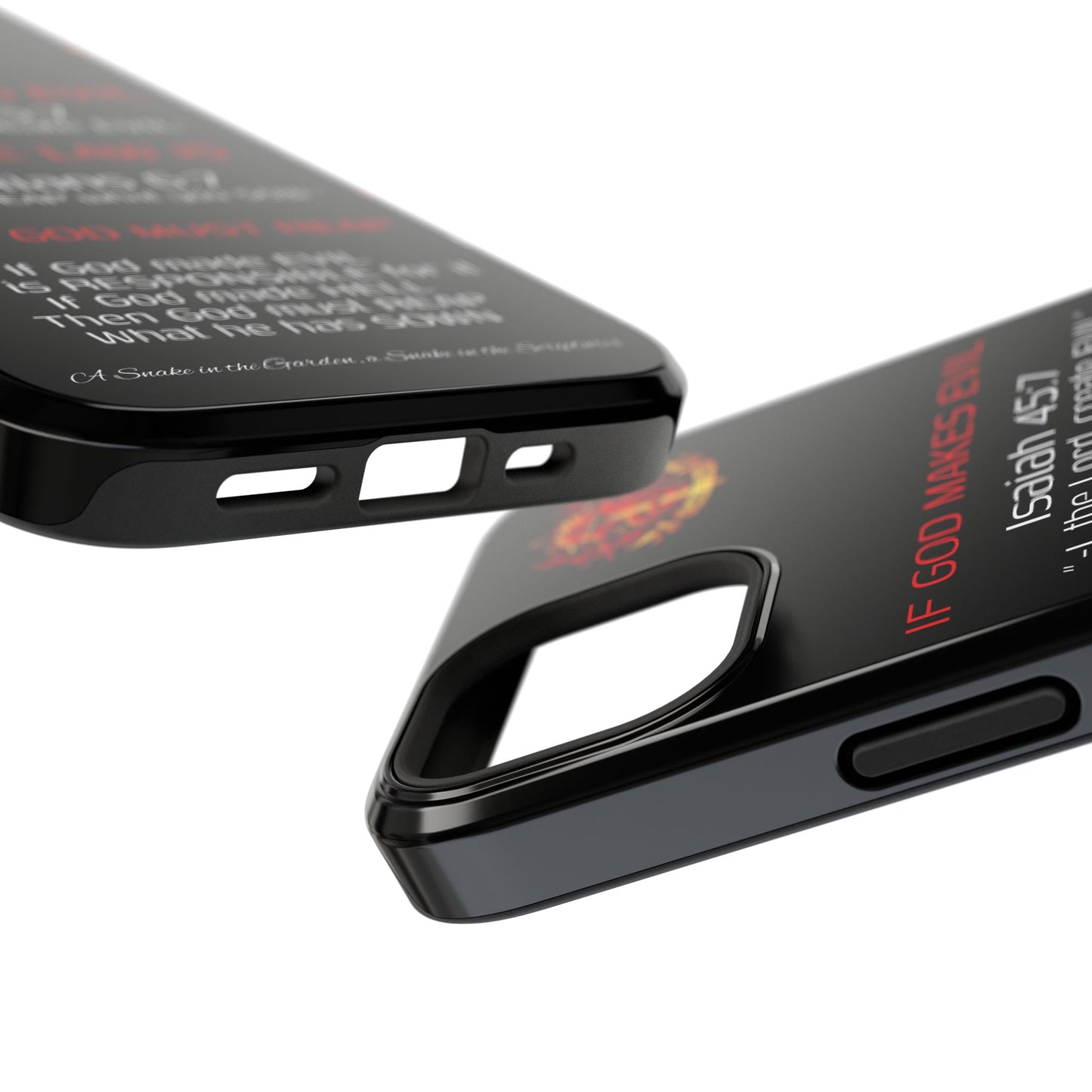 Inconsistency of God Creating Evil - (iPhone and Samsung Galaxy) Phone Case