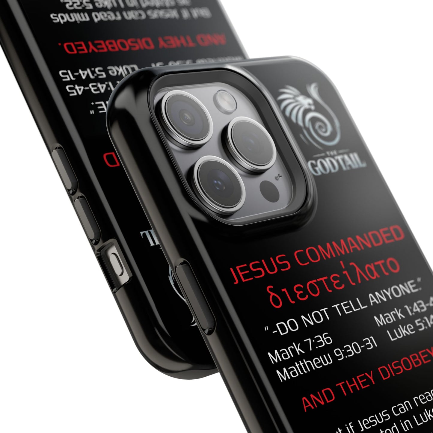 Jesus Leading to Sin Inconsistency - (iPhone & Samsung Galaxy) Phone Case