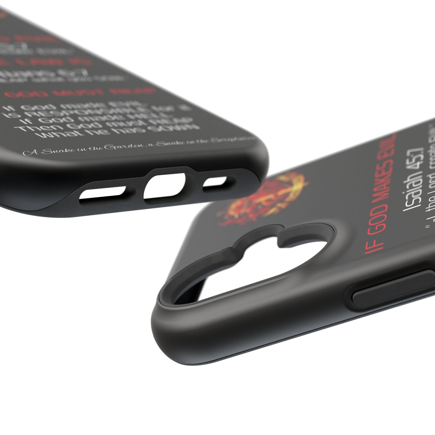 Inconsistency of God Creating Evil - (iPhone and Samsung Galaxy) Phone Case