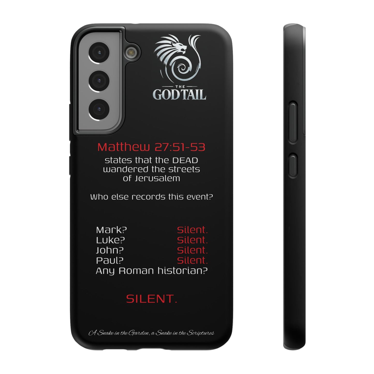Dead Wandering the Streets Inconsistency - (iPhone & Samsung Galaxy) Religious Phone Case