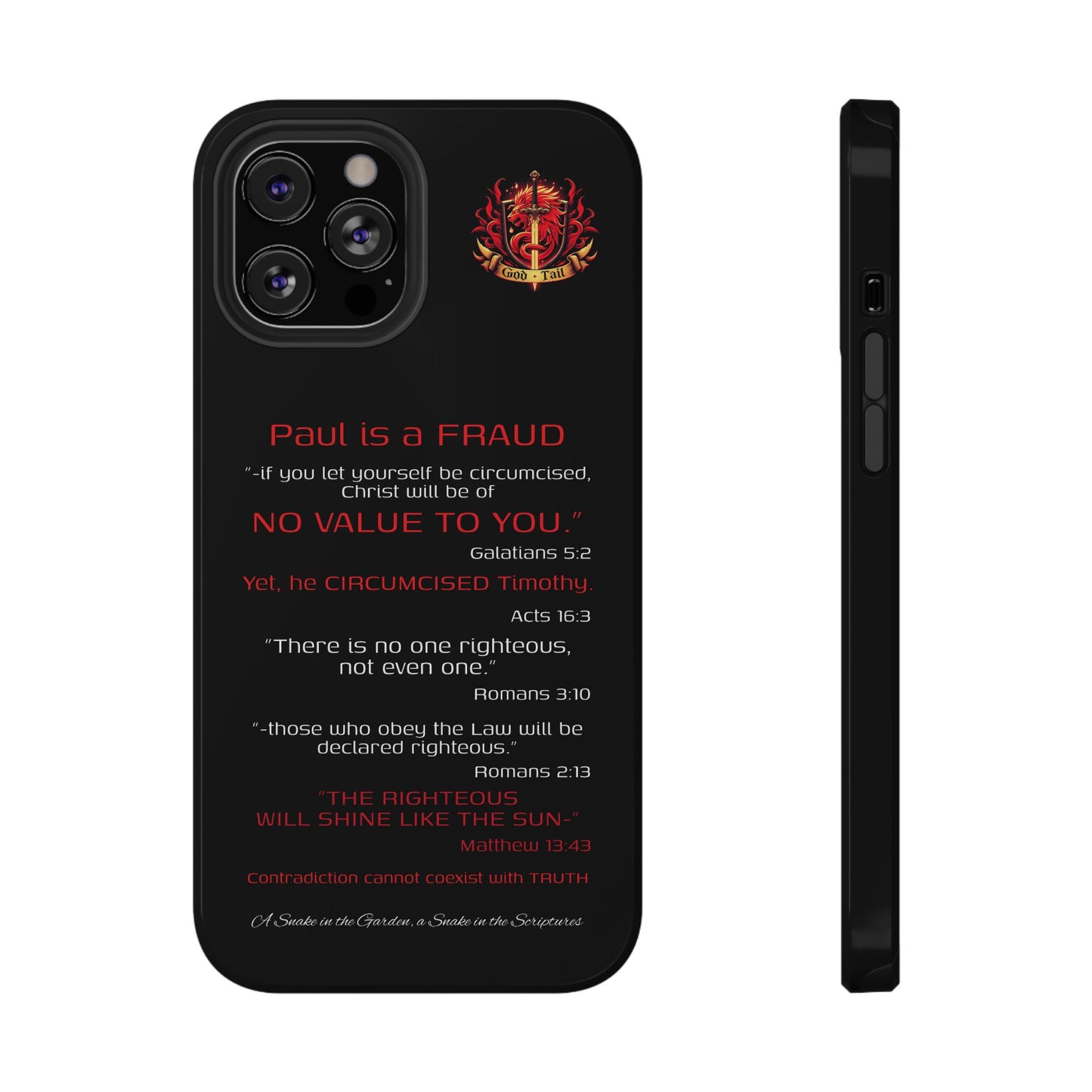 Paul's Inconsistent Philosophy - (iPhone & Samsung Galaxy) Phone Case