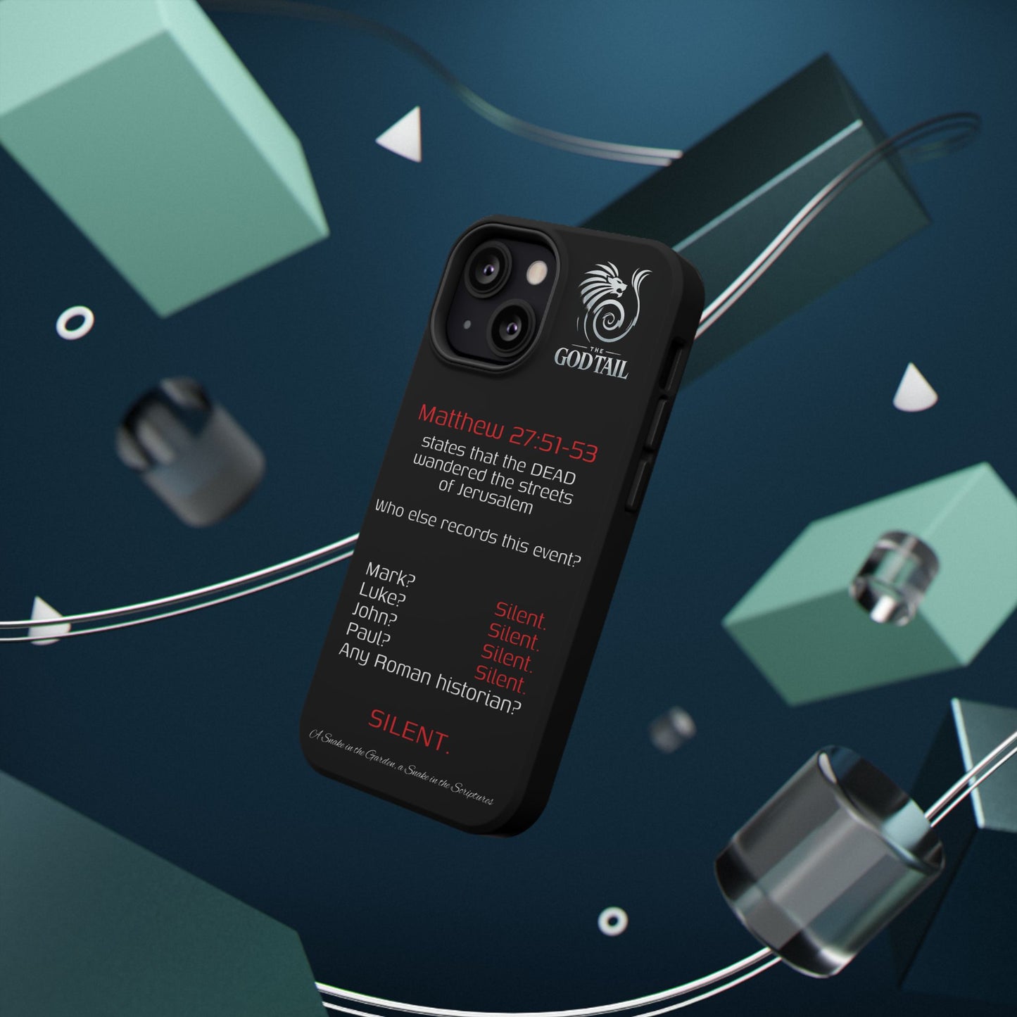 Dead Wandering the Streets Inconsistency - (iPhone & Samsung Galaxy) Religious Phone Case