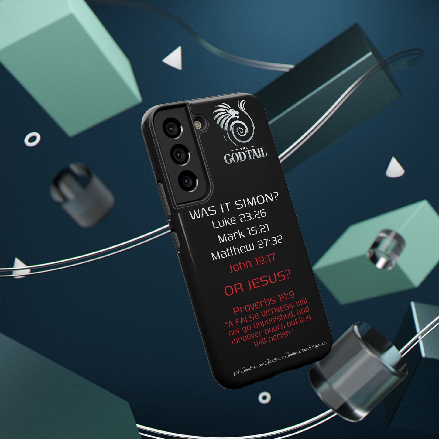 Who Carried the Cross Inconsistency - (iPhone & Samsung Galaxy) Phone Case