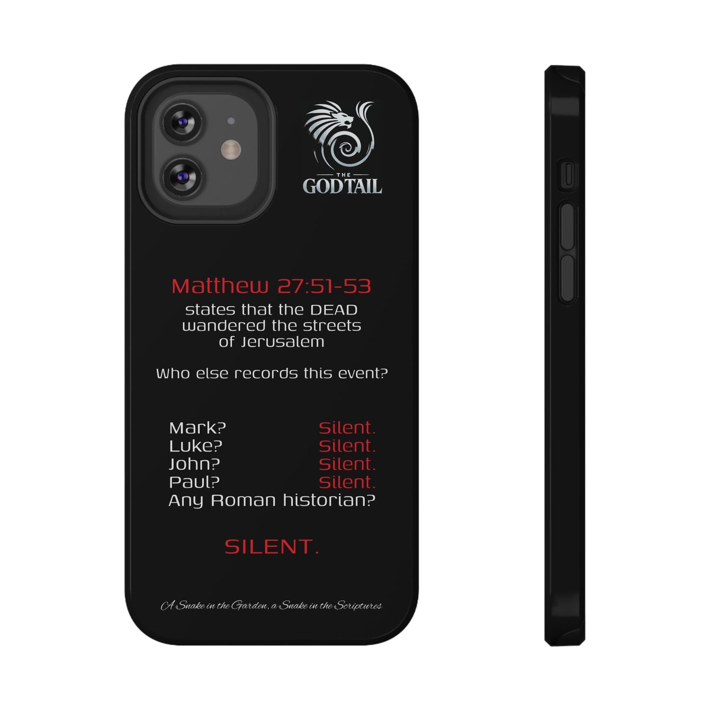 Dead Wandering the Streets Inconsistency - (iPhone & Samsung Galaxy) Religious Phone Case