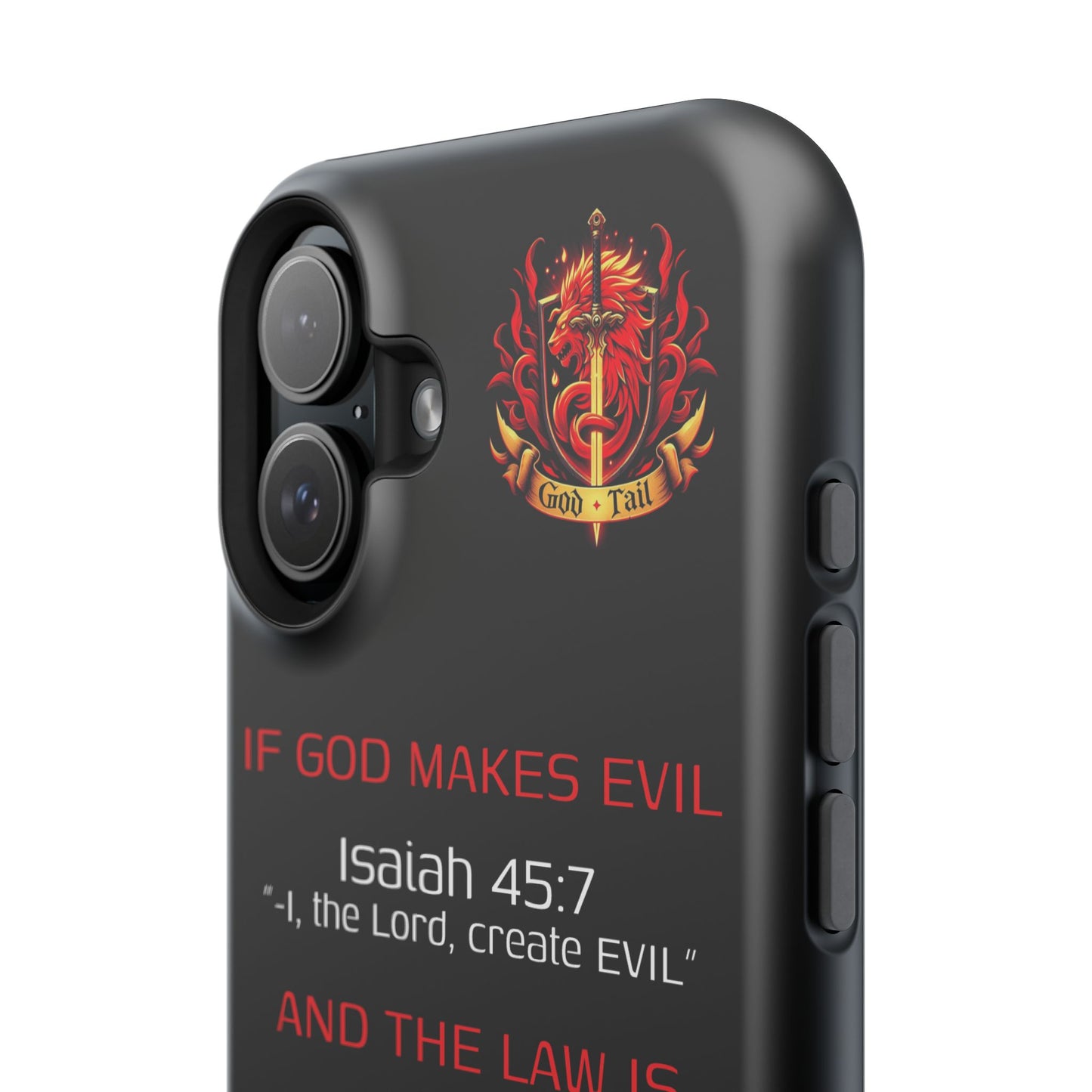 Inconsistency of God Creating Evil - (iPhone and Samsung Galaxy) Phone Case