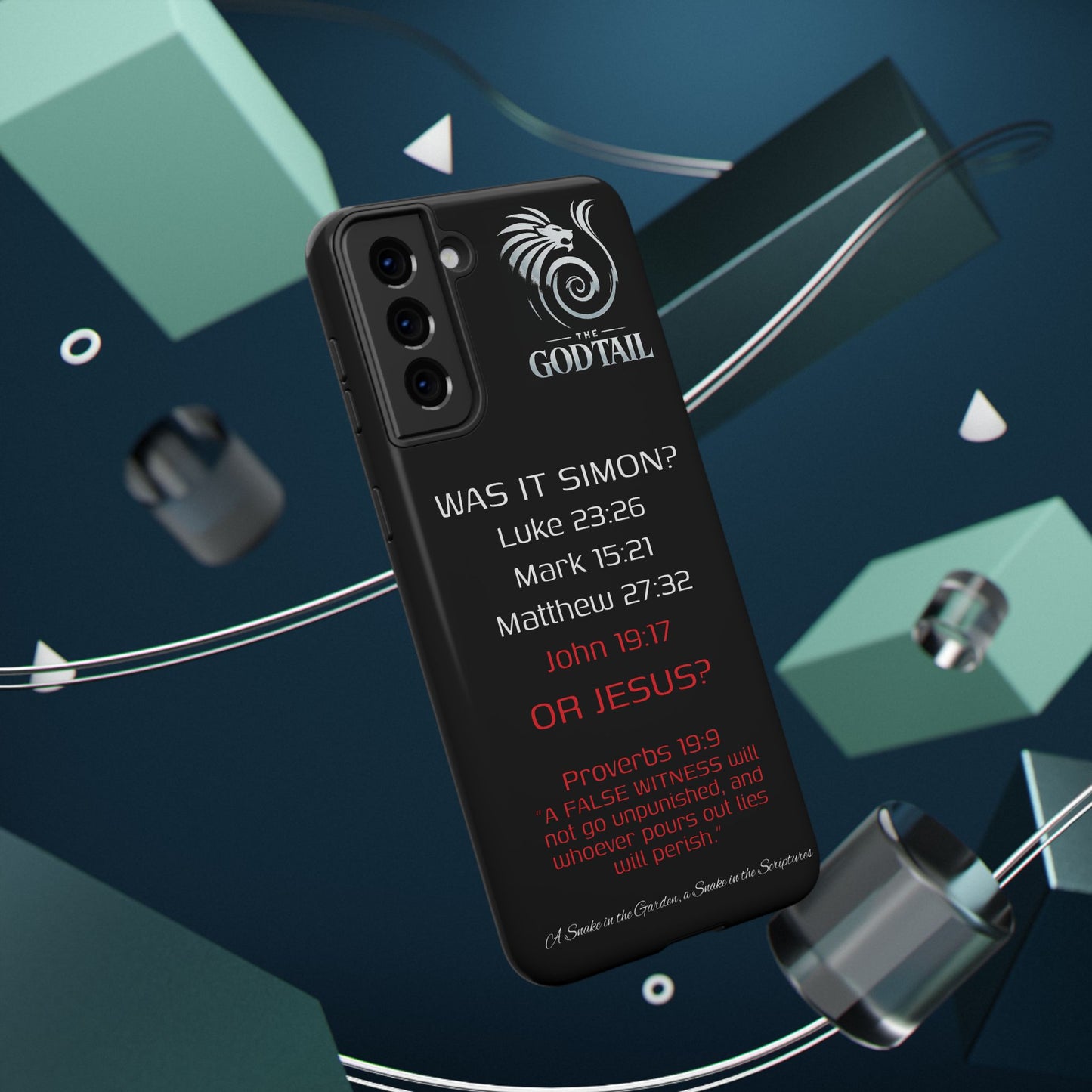 Who Carried the Cross Inconsistency - (iPhone & Samsung Galaxy) Phone Case