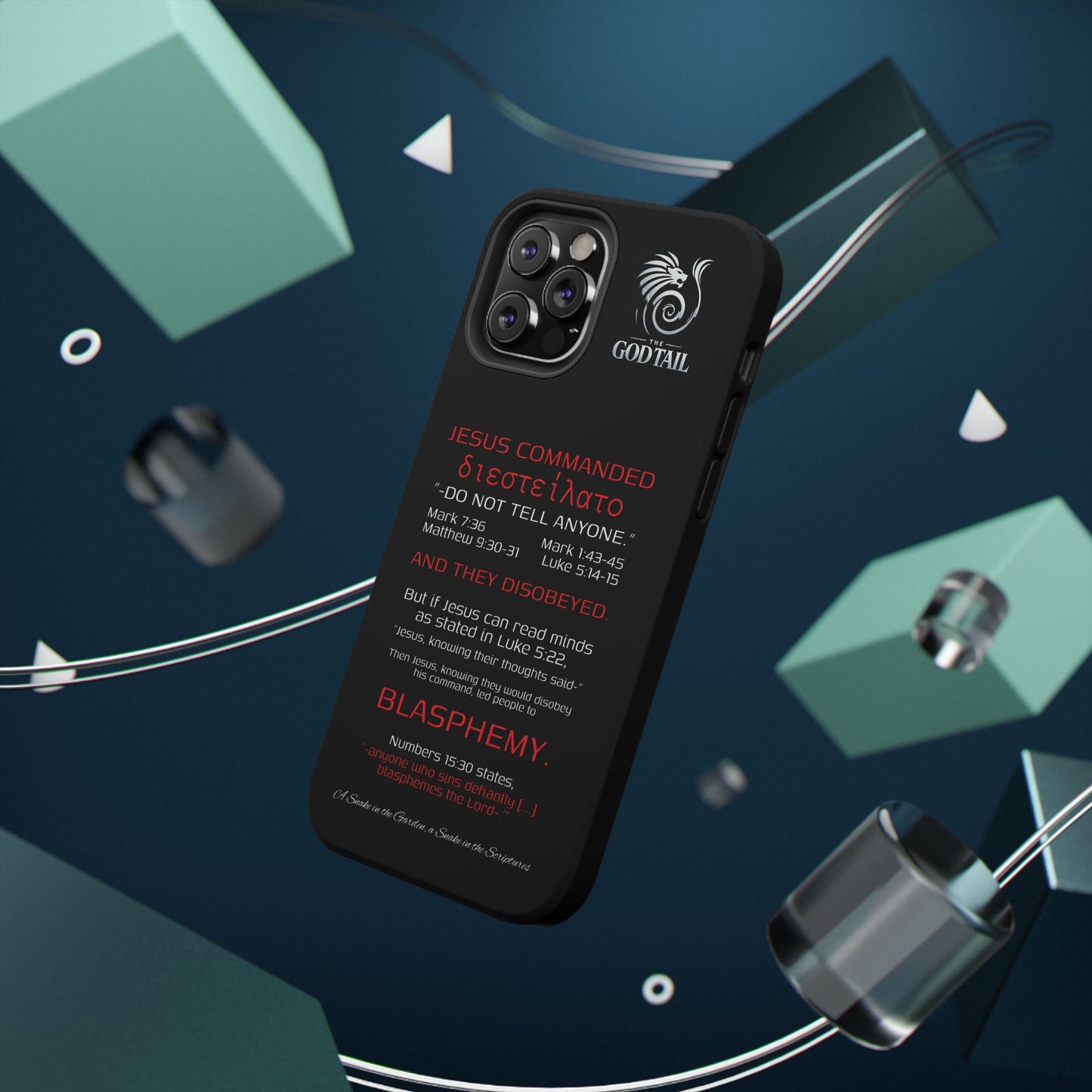 Jesus Leading to Sin Inconsistency - (iPhone & Samsung Galaxy) Phone Case