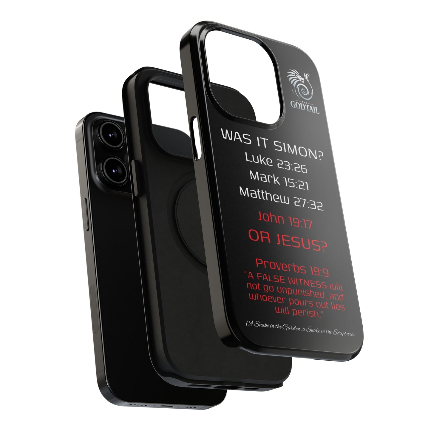 Who Carried the Cross Inconsistency - (iPhone & Samsung Galaxy) Phone Case