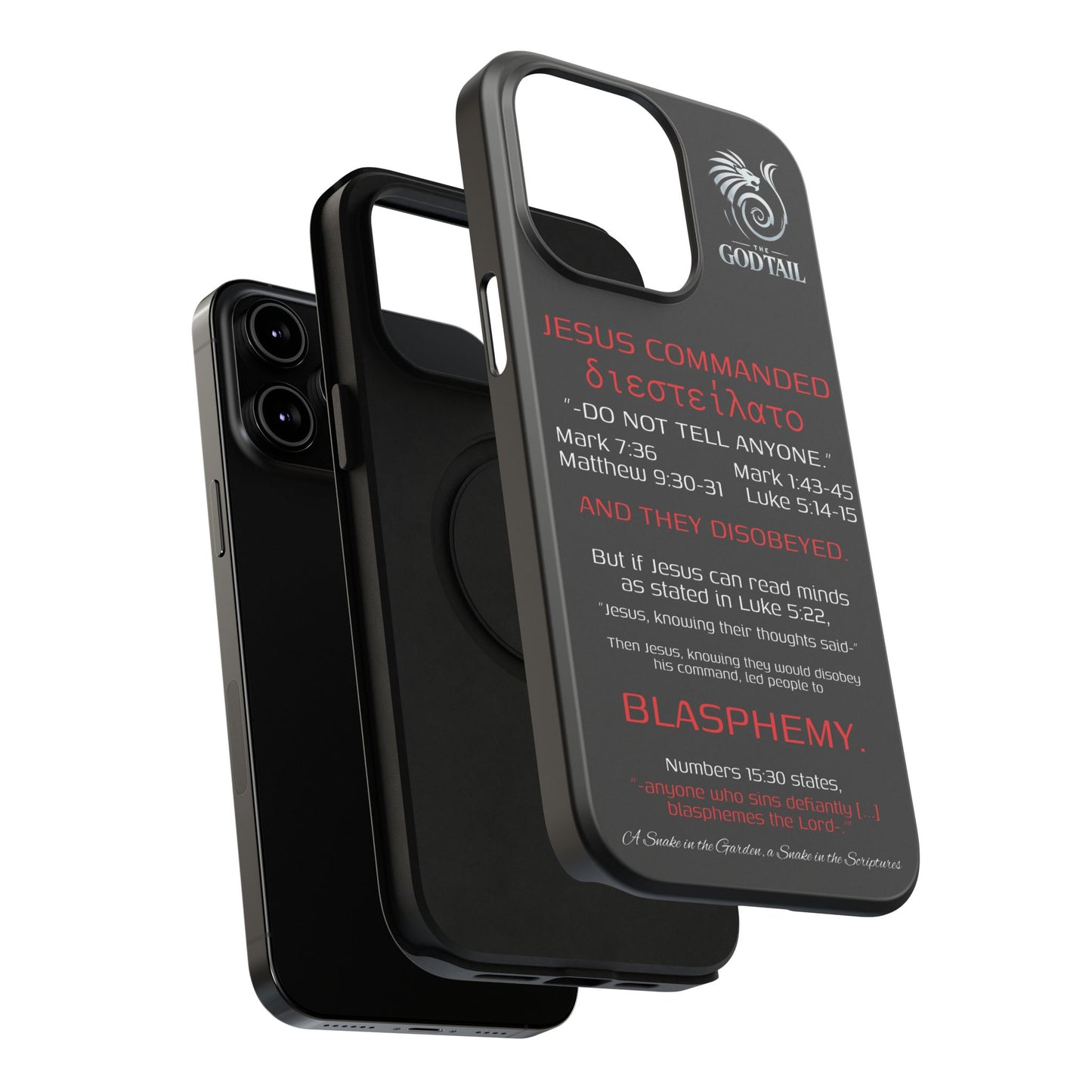 Jesus Leading to Sin Inconsistency - (iPhone & Samsung Galaxy) Phone Case