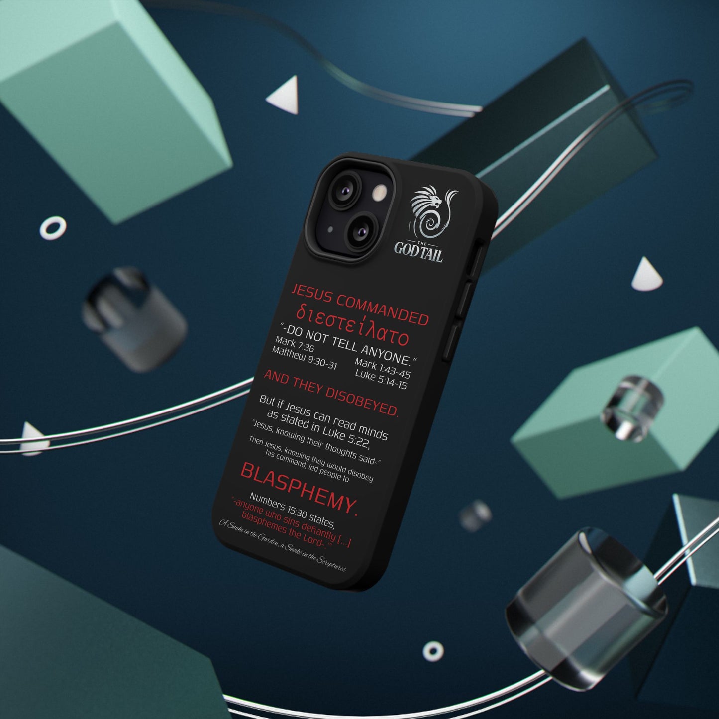 Jesus Leading to Sin Inconsistency - (iPhone & Samsung Galaxy) Phone Case