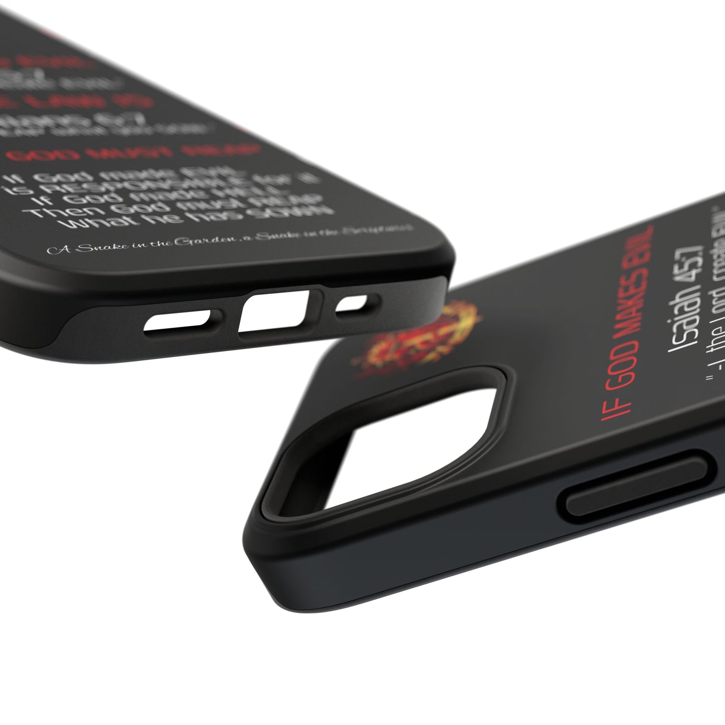 Inconsistency of God Creating Evil - (iPhone and Samsung Galaxy) Phone Case